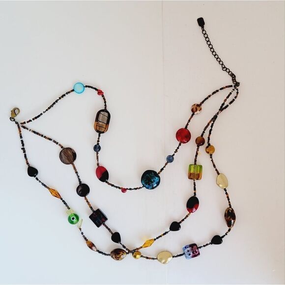 You & I ADJUSTABLE MULTI-STRAND NECKLACE - Picture 5 of 13